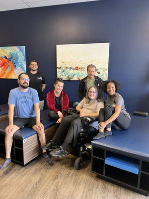 It's MS Awareness month and this week we went to the StretchLab in Eastlake.