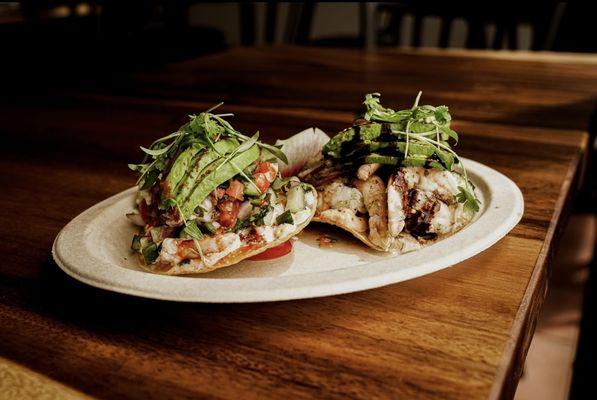 Ceviche Tostadas.