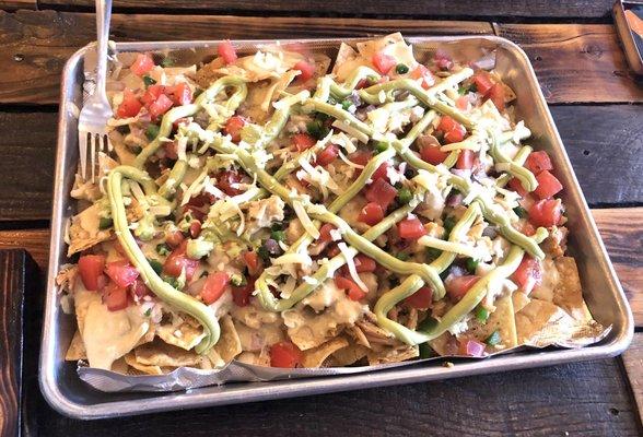 Chicken nachos