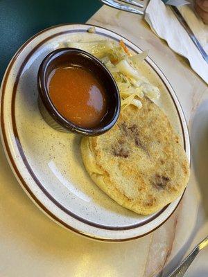 Beans and cheese Pupusa