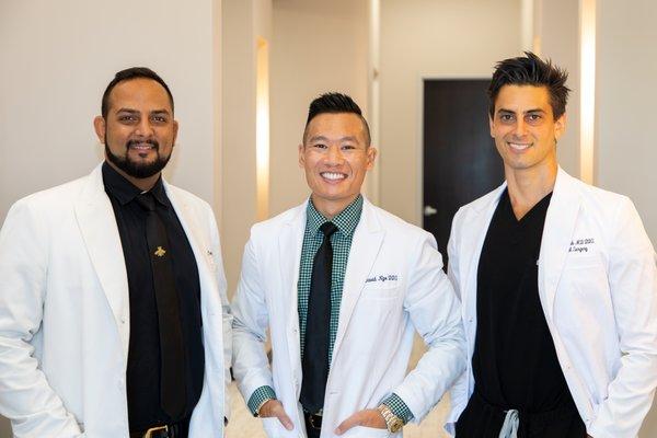 Dr. Daniel Keyvani, Dr. David Ngo, and Dr. Daniel Yacoob