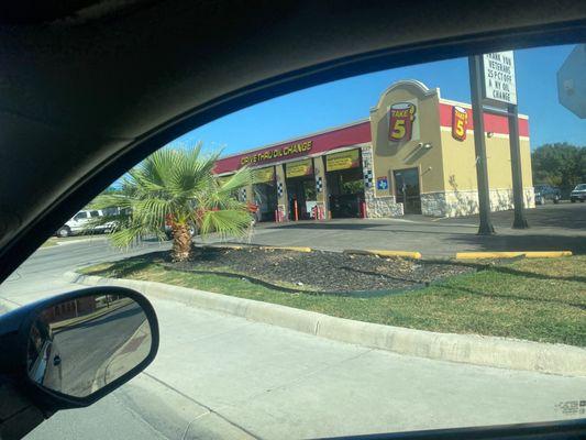 Take 5 Oil Change location on Rigsby Rd.