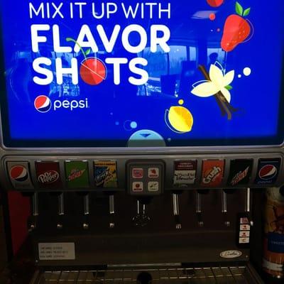 Flavor shots, add to your favorite fountain soda