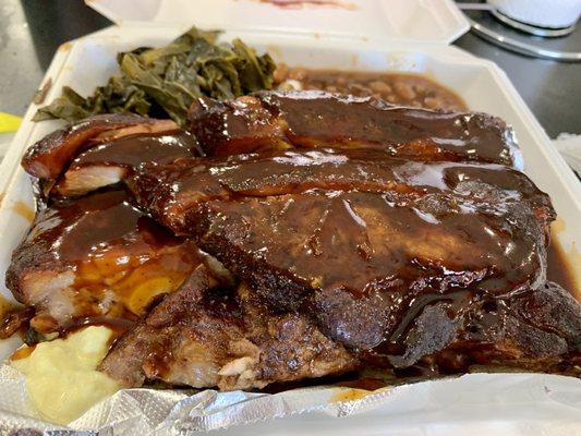 Half Half of Slab St.Louis Ribs