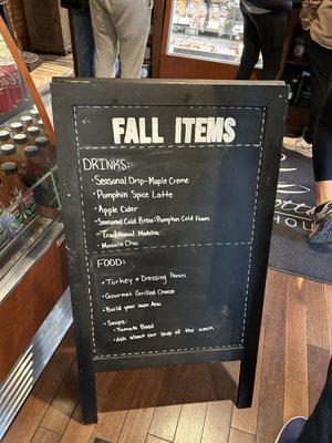 Fall items