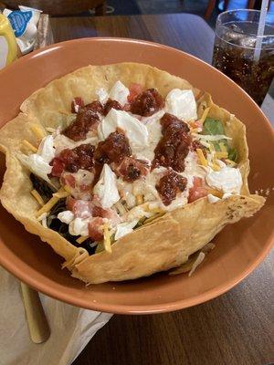 Chicken taco salad