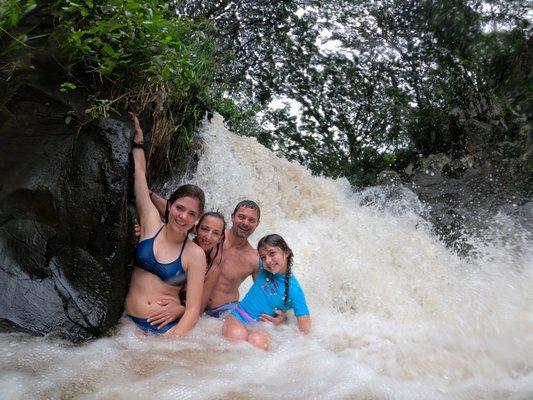 Hidden waterfall