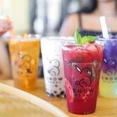 Strawberry Mojito
 Uber Taro
 Lychee Peach Boba!