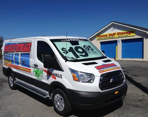 Home Self Storage rental van