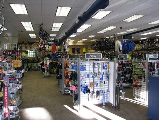 Danny's Cycles Shop interior