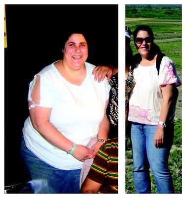 Tina 150 lbs down!