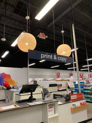 Print and copy center.