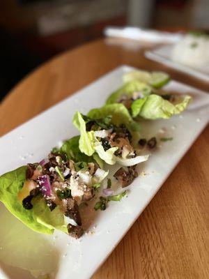 Steak Taco Lettuce Wraps