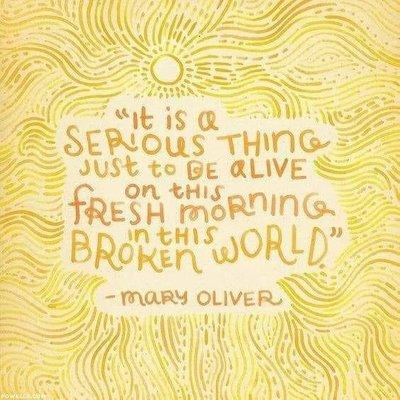 Mary Oliver is a wonderful poet!