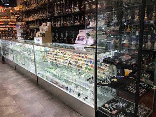 Great selection of glass and beyond