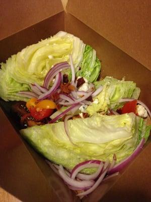 Wedge Salad to-go (comes with Bleu Cheese Dressing)