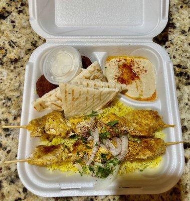 Chicken Kabob Platter