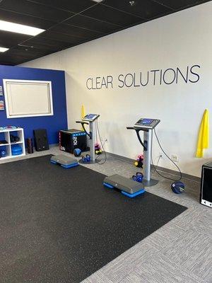 Our workout area
   
   Electrical Muscle Stimulation  EMS Fitness Personal Trainer  personal trainer for seniors