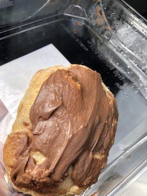 Eclair from the bakery