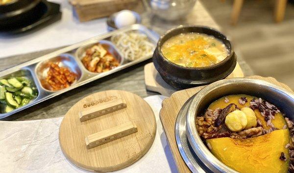 Nutritious Rice + Korean Miso Soup + Sides