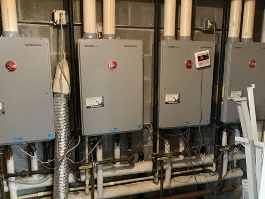 Tankless water heater service