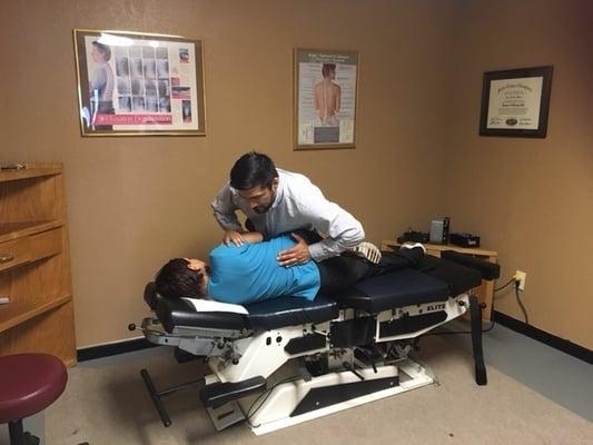 Manual Chiropractic Adjustments