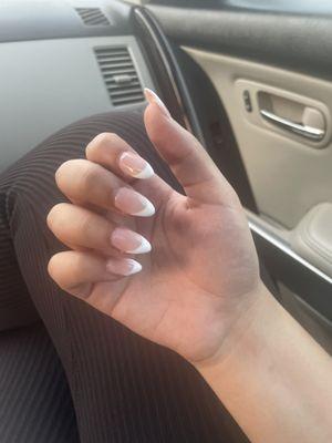 Acrylic french tip