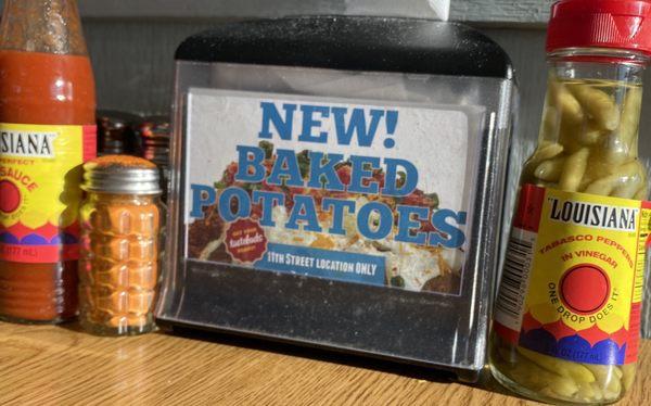 Baked Potatoes at 11th street location