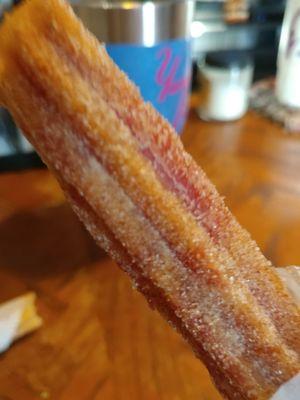 Strawberry filled churro