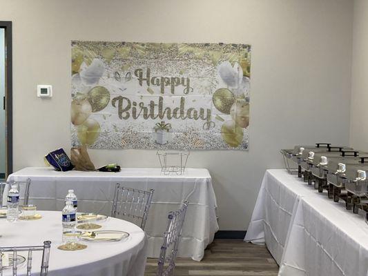 We would love to host your next birthday party!