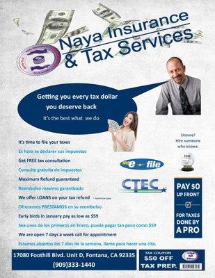 Naya Insurance & Tax Services