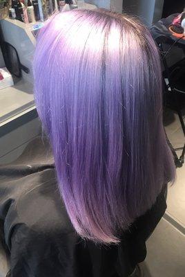 Lavender never looked so good.   Our new stylist Caroline loves color!