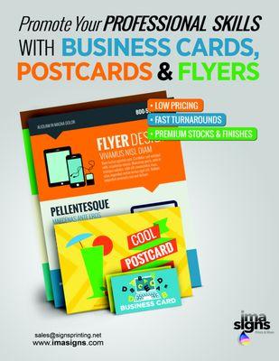 Business Cards, Post Cards & Flyers