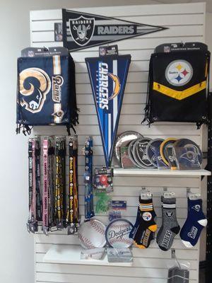 We carry NFL GEAR !!!