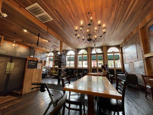 Beautiful dining area.