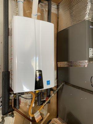 This is our tankless water heater