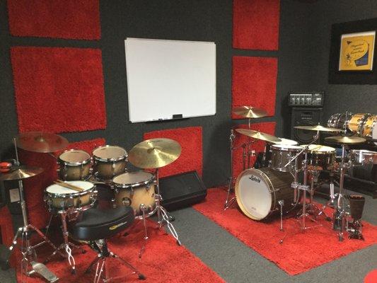 Our Drum Lesson Room!