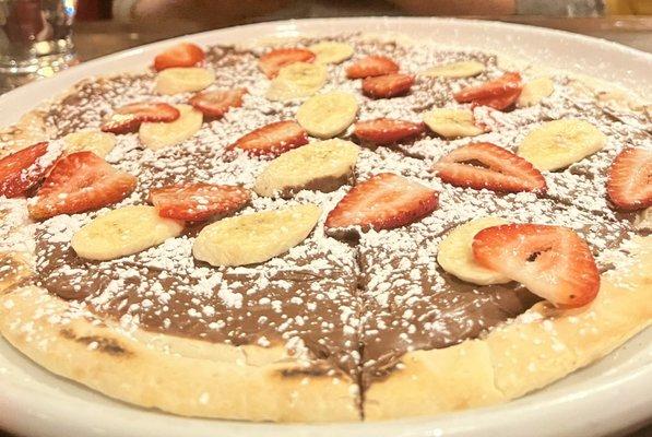 nutella pizza