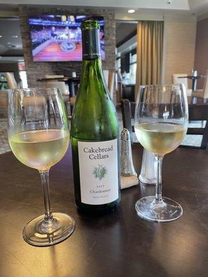 Cakebread Chardonnay, my favorite