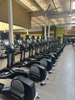 Plenty of cardio equipment