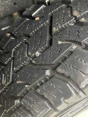 Screw in my tire