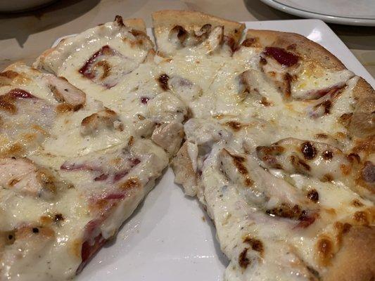 Chicken bacon and ranch pizza