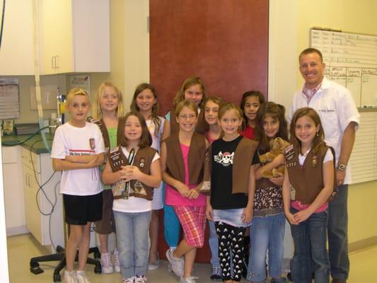 Brownie Troop Tour