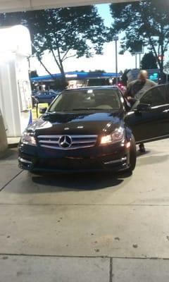 My hubby N our 2014 Mercedes-Benz