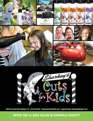 It's always a great day at Sharkey's Cuts for Kids!