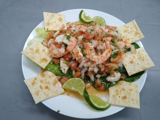 Ceviche de camarones