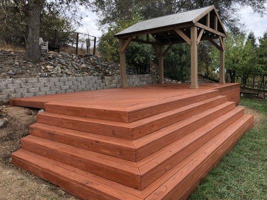 New Deck Stain Application