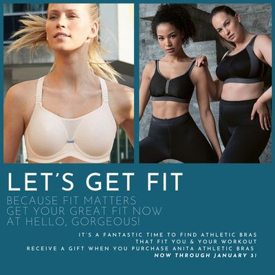 Because Fit Matters, with your athletic bra, too. We have the athletic bras for you, Anita Athletic Bras.

Visit us & find your best fit.