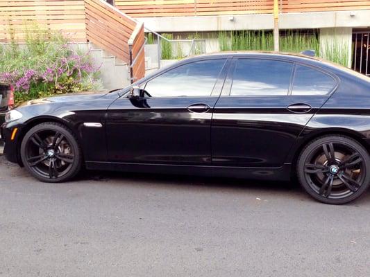 2011 BMW 535i purchased from Westcoast - it was in amazing condition and so clean with the matte black wheels!