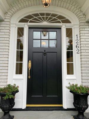 New front door in Stamford